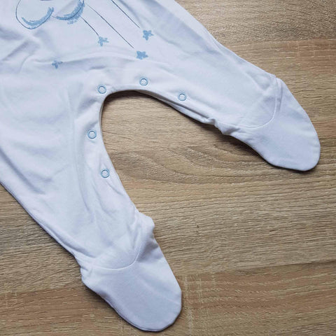 St. Patrick Woodlands Sakura Sleepsuit Fox Blue | The Nest Attachment Parenting Hub