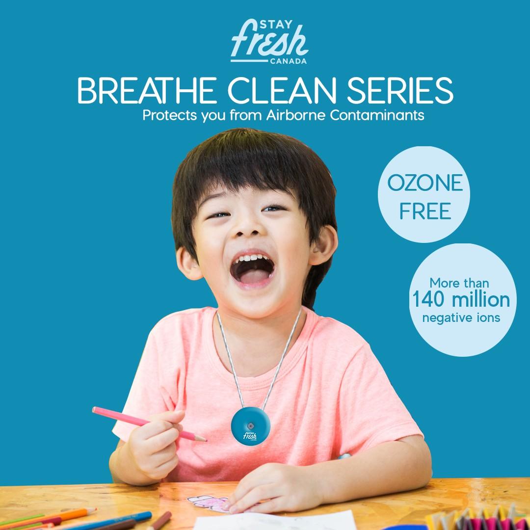 Stayfresh! Canada Breathe Clean Series Personal Air Purifier | The Nest Attachment Parenting Hub