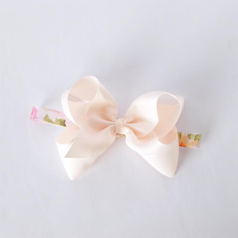 Style Me Little Big Bold Bow Headband SS 2019 Printed Elastic 6-12 Months | The Nest Attachment Parenting Hub