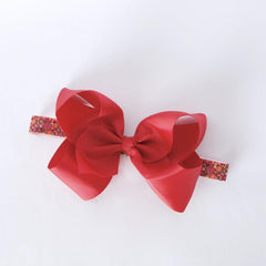 Style Me Little Big Bold Bow Headband SS 2019 Printed Elastic 6-12 Months | The Nest Attachment Parenting Hub