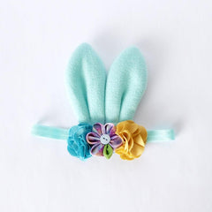 Style Me Little Bunny Ears Fleece Hairpiece Spring 2019 | Soft Elastic | 6-12 Months | The Nest Attachment Parenting Hub