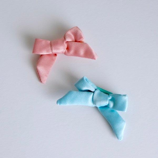 Style Me Little Classic Mini Bow Set of 2 - Elastic 3-6 Months | The Nest Attachment Parenting Hub