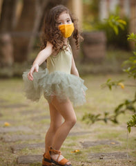 Style Me Little Le Ballerine Bébé Dress and Hairpiece Set – Sage Green | The Nest Attachment Parenting Hub