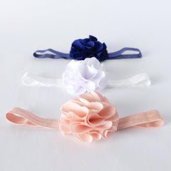 Style Me Little Rosy Fabric Flower Elastic 3-6 Months | The Nest Attachment Parenting Hub