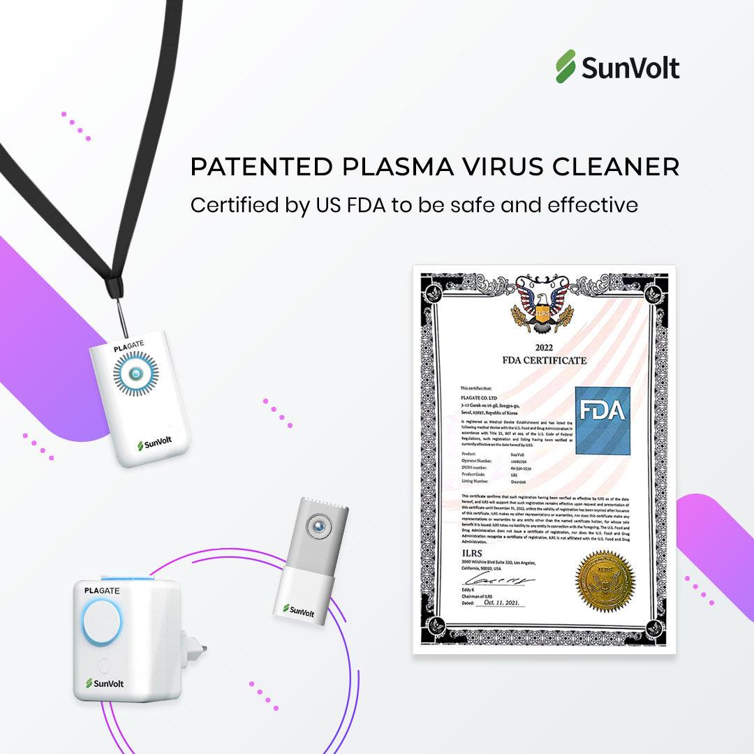 Sunvolt Plagate Portable Plasma Virus Cleaner | The Nest Attachment Parenting Hub