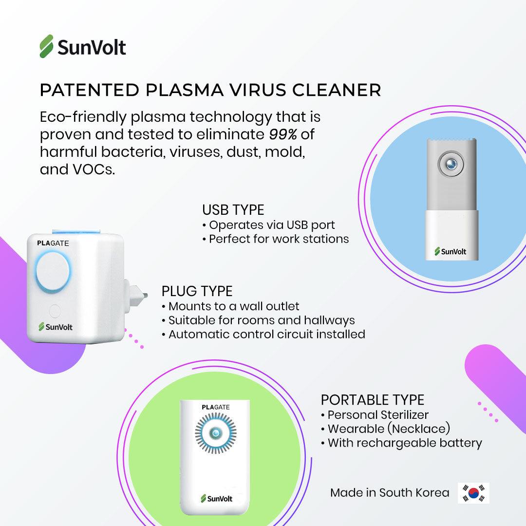 Sunvolt Plagate Portable Plasma Virus Cleaner | The Nest Attachment Parenting Hub