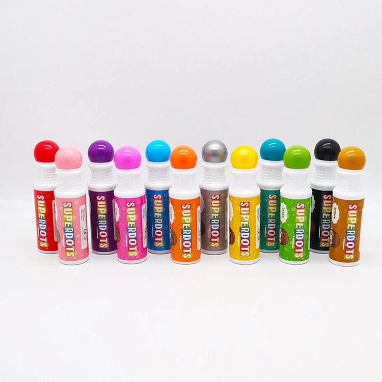 Superdots Big Dot marker (12 pcs) 60ml | The Nest Attachment Parenting Hub