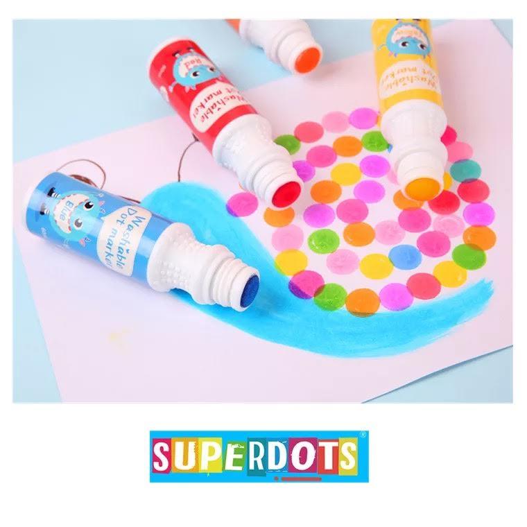 Superdots Big Dot marker (8 pcs) 60ml | The Nest Attachment Parenting Hub