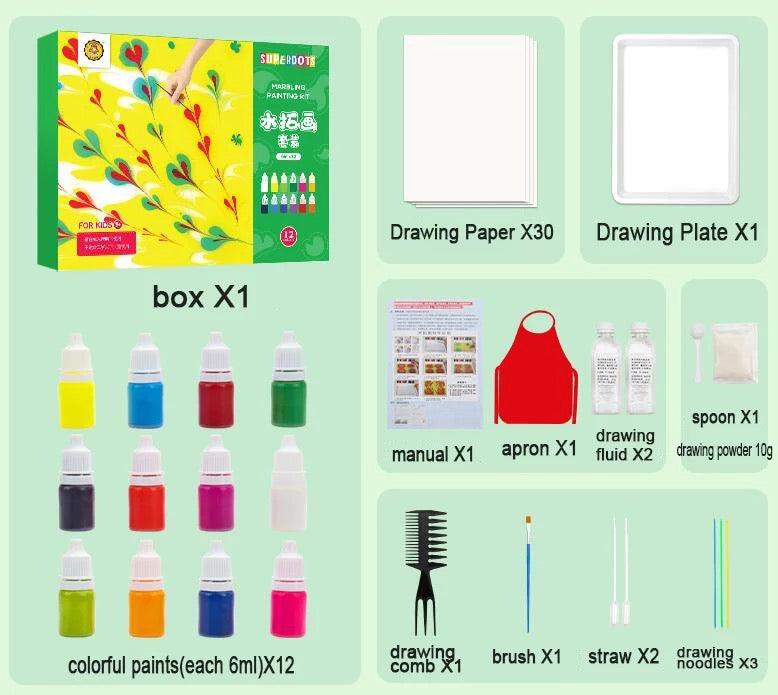 Superdots Marbling Kit | The Nest Attachment Parenting Hub