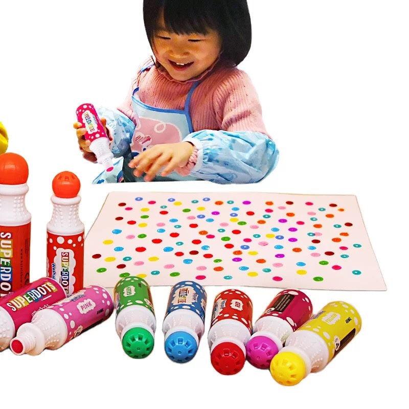 Superdots Small Dot marker (12 pcs) 40ml | The Nest Attachment Parenting Hub