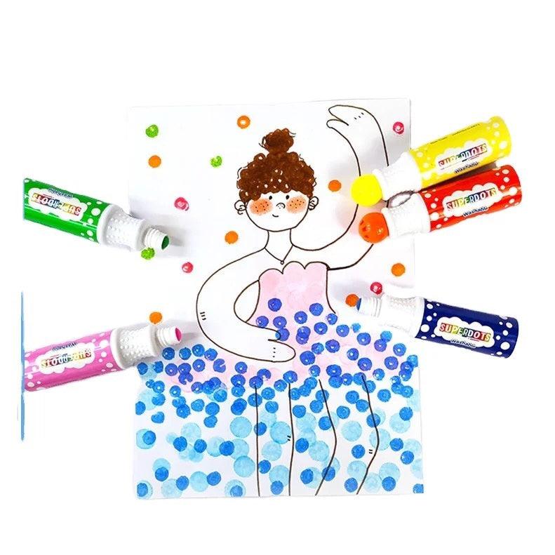 Superdots Small Dot marker (12 pcs) 40ml | The Nest Attachment Parenting Hub