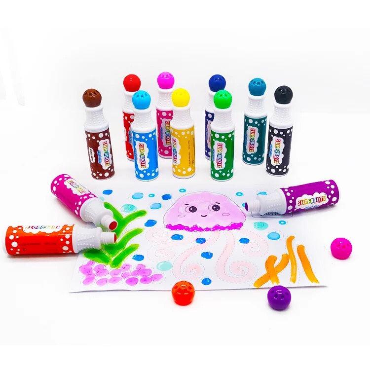 Superdots Small Dot marker (12 pcs) 40ml | The Nest Attachment Parenting Hub