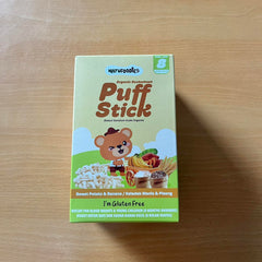 Natufoodies Organic Buck Wheat Puff Stick Sweet Potato & Banana Flavor 8m+