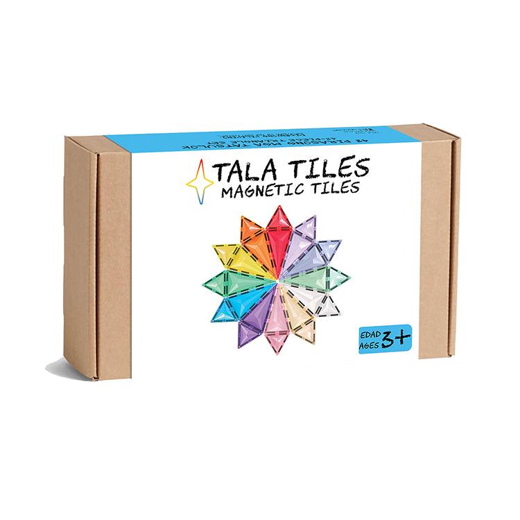 Tala Tiles Magnetic Tiles 48-Piece Triangles Set | The Nest Attachment Parenting Hub