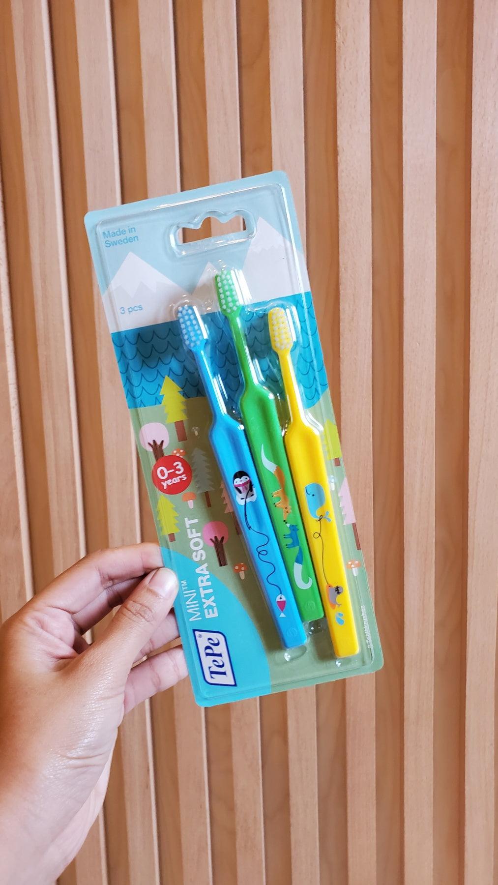 TePe Mini Extra Soft 3pcs Blister (0-3yo) TEP.382-210 | The Nest Attachment Parenting Hub