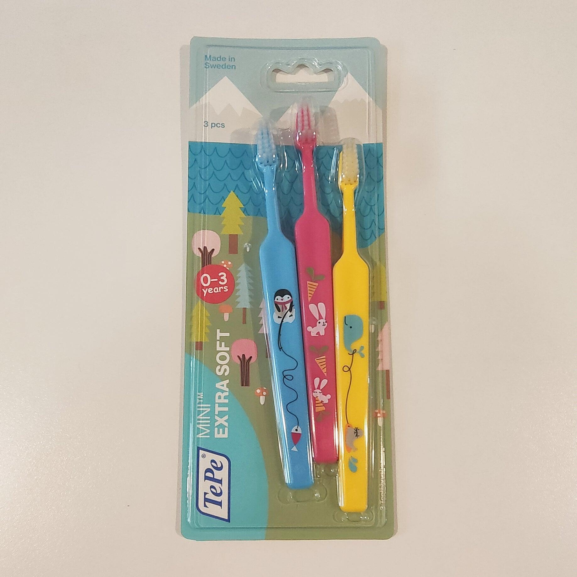 TePe Mini Extra Soft 3pcs Blister (0-3yo) TEP.382-210 | The Nest Attachment Parenting Hub