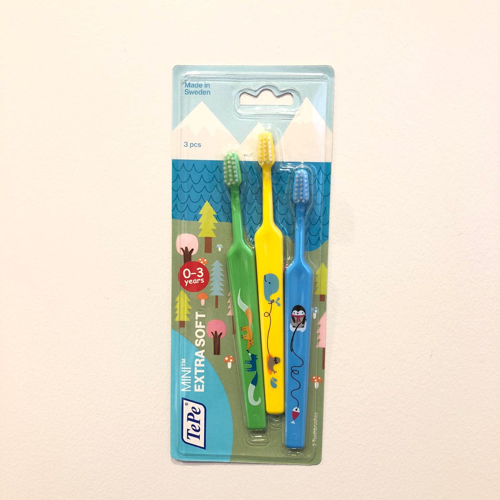 TePe Mini Extra Soft 3pcs Blister (0-3yo) TEP.382-210 | The Nest Attachment Parenting Hub