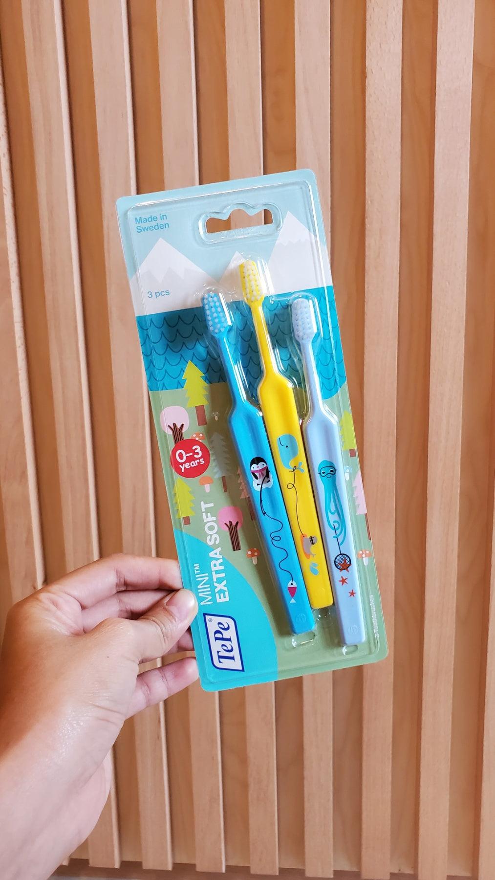 TePe Mini Extra Soft 3pcs Blister (0-3yo) TEP.382-210 | The Nest Attachment Parenting Hub