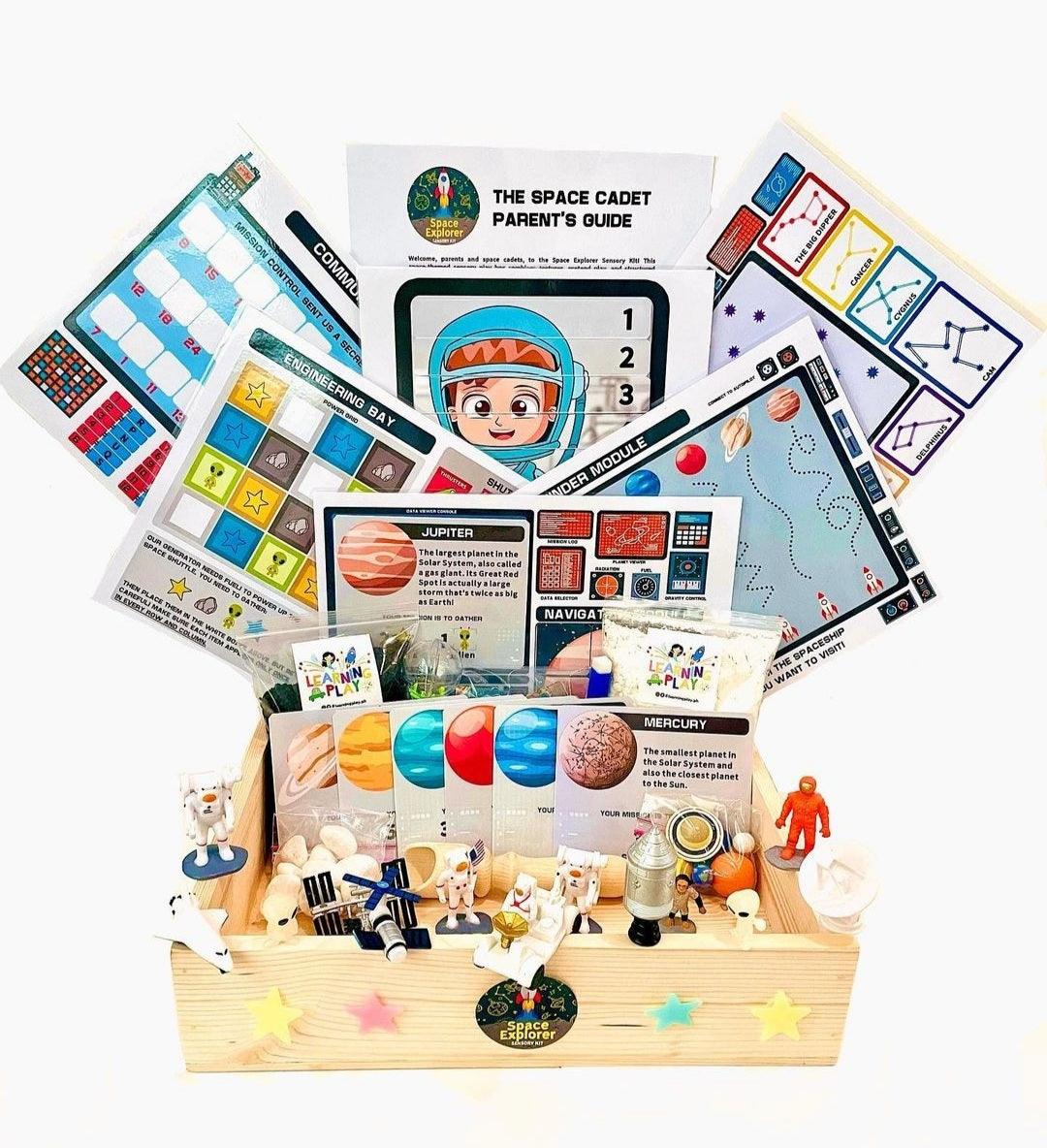 The Learning Playbox Space Explorer Play Box (Corrugated Box) | The Nest Attachment Parenting Hub