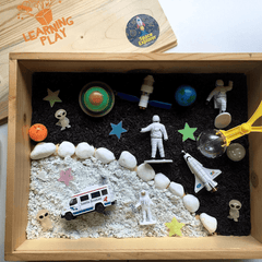 The Learning Playbox Space Explorer Play Box (Wooden Box) | The Nest Attachment Parenting Hub