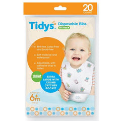 Tidys Disposable Bibs 20s | The Nest Attachment Parenting Hub