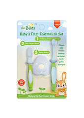 Tiny Buds Baby's 1st Toothbrush Set 6m+ | The Nest Attachment Parenting Hub