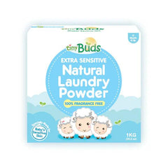 Tiny Buds Extra Sensitive Natural Laundry Powder for Babies (100% Fragrance Free) | The Nest Attachment Parenting Hub