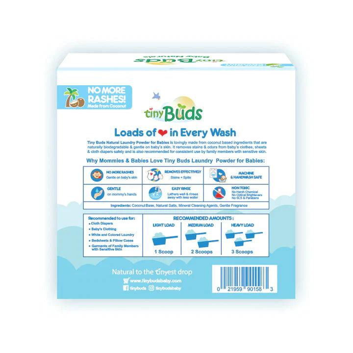 Tiny Buds Extra Sensitive Natural Laundry Powder for Babies (100% Fragrance Free) | The Nest Attachment Parenting Hub