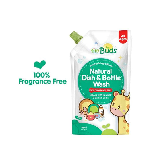Tiny Buds Natural Dish & Bottle Wash Fragrance Free | The Nest Attachment Parenting Hub