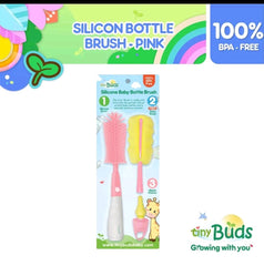 Tiny Buds Silicone Baby Bottle Brush | The Nest Attachment Parenting Hub