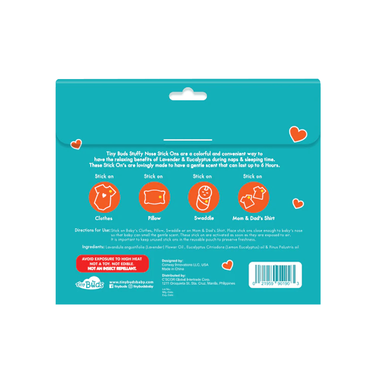 Tiny Buds Stuffy Nose Stick Ons | The Nest Attachment Parenting Hub