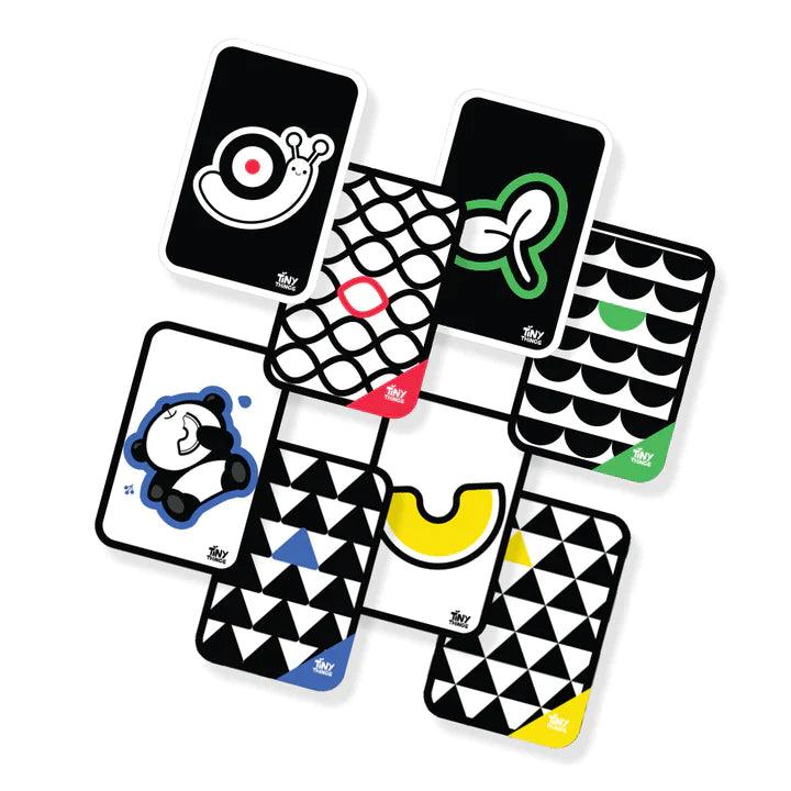 Tiny Buds Tiny Things Black & White Newborn Flash Cards 0+ | The Nest Attachment Parenting Hub