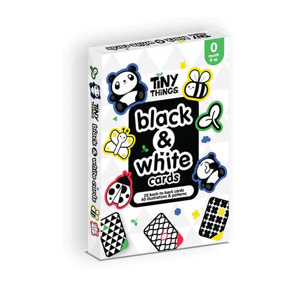 Tiny Buds Tiny Things Black & White Newborn Flash Cards 0+ | The Nest Attachment Parenting Hub
