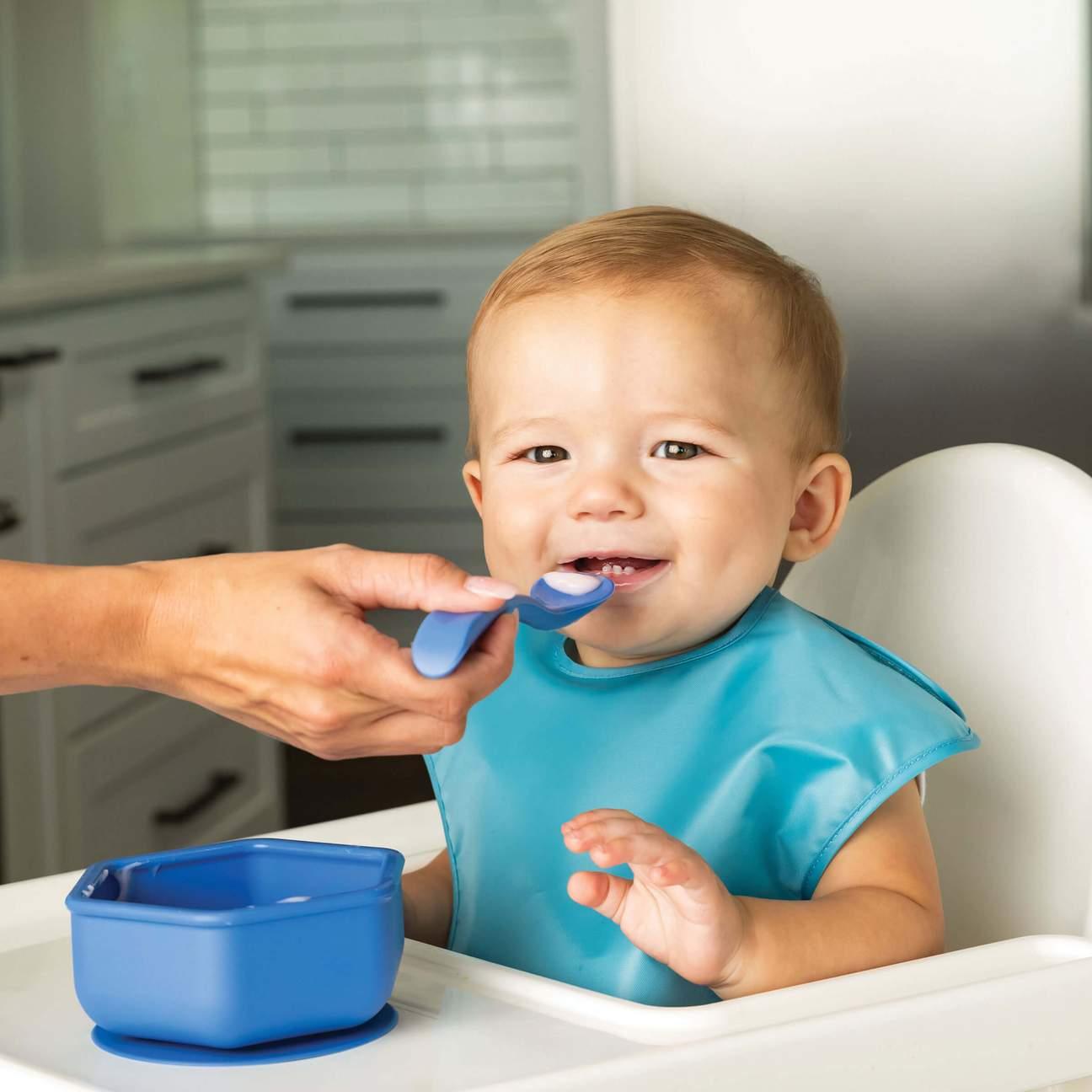 Tiny Twinkle Silicone Baby Spoon 4-pack | The Nest Attachment Parenting Hub