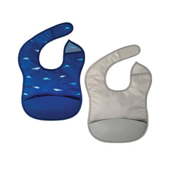 Tiny Twinkle Silicone Pocket Bib 2-pack | The Nest Attachment Parenting Hub