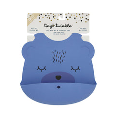 Tiny Twinkle Silicone Roll Up Bib | The Nest Attachment Parenting Hub