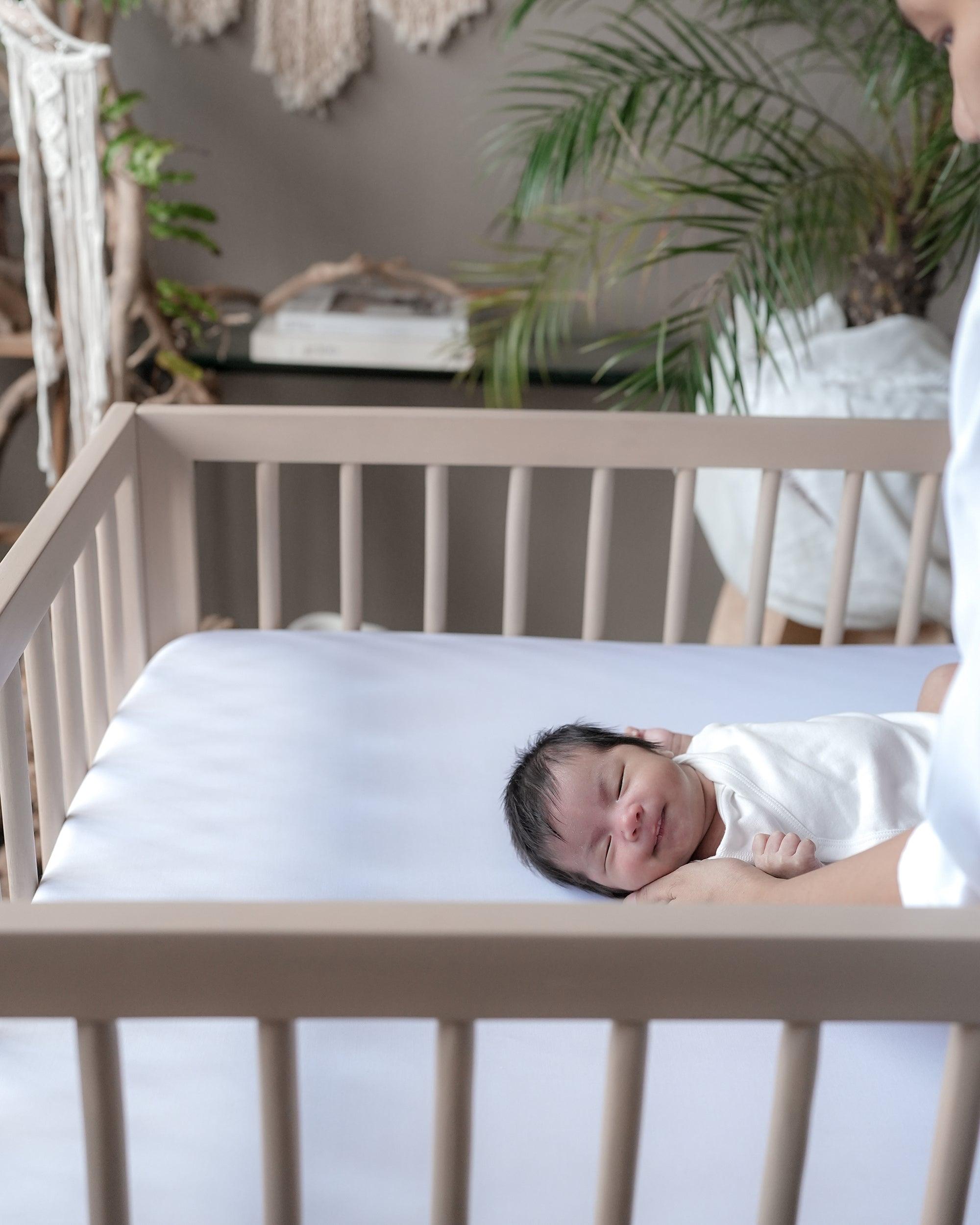 Tiny Winks Bamboo Playpen Bed Sheet (4x26x38") | The Nest Attachment Parenting Hub