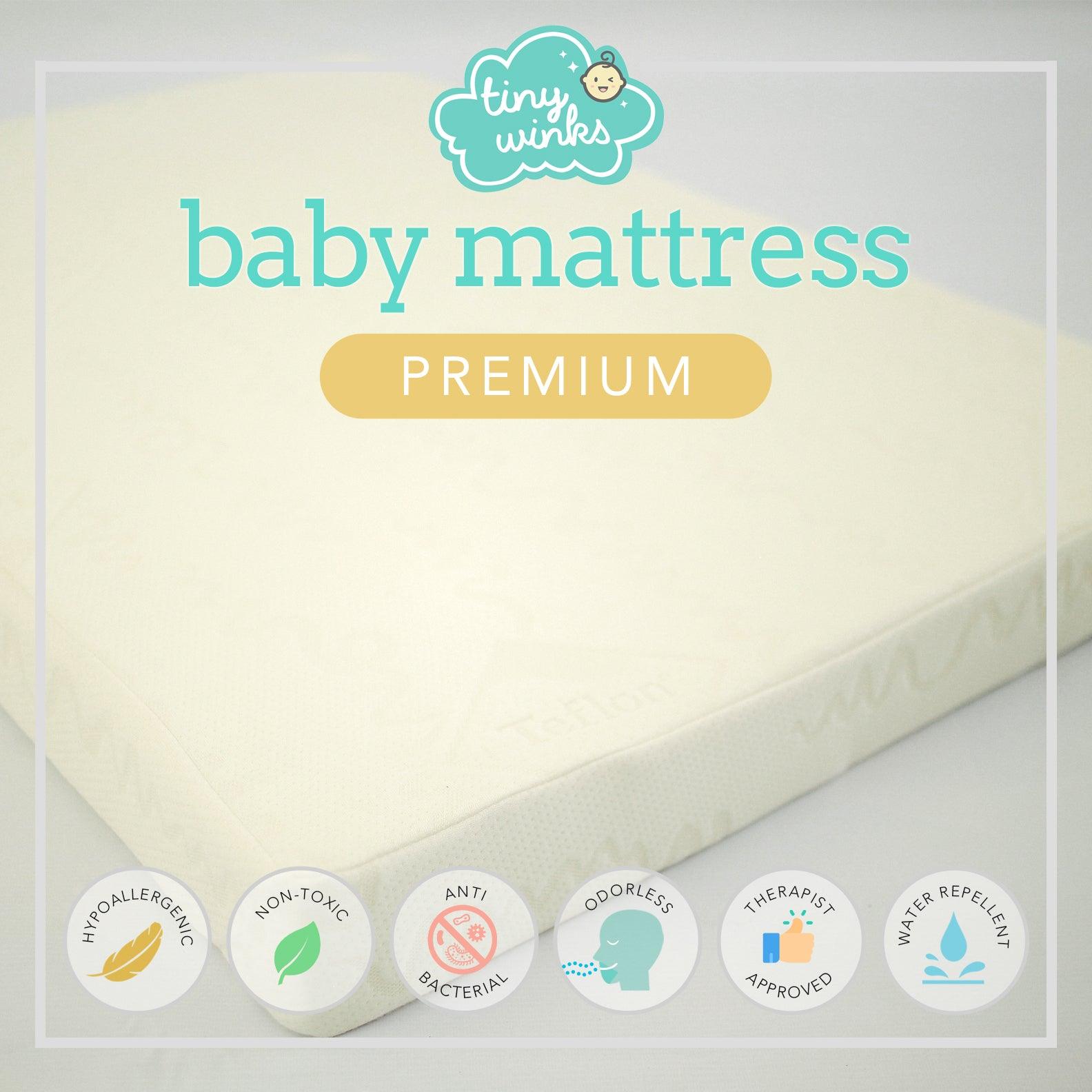 Tiny Winks Premium Mattress - Custom Size | The Nest Attachment Parenting Hub