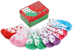 Tippy Toes Pack of 6 Girl's Socks | The Nest Attachment Parenting Hub