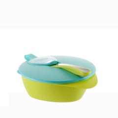 Tommee Tippee Easy Scoop Feeding Bowl with Lid and Spoon 7m+ | The Nest Attachment Parenting Hub