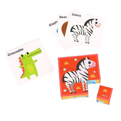 Tooky Toys Animal Block Puzzle | The Nest Attachment Parenting Hub