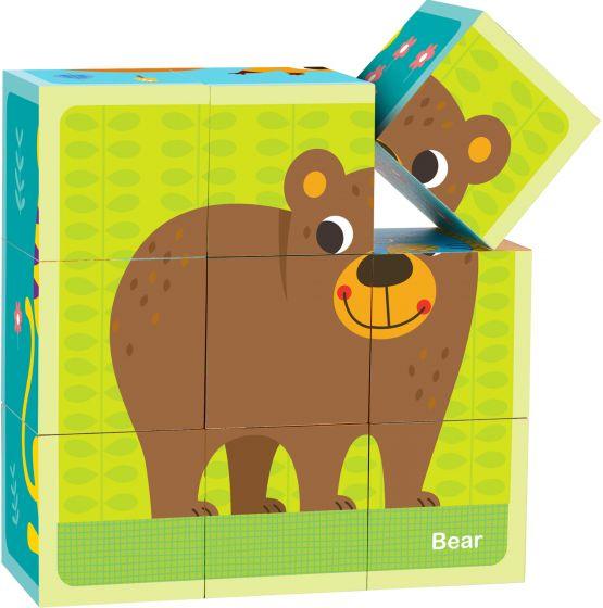 Tooky Toys Animal Block Puzzle | The Nest Attachment Parenting Hub