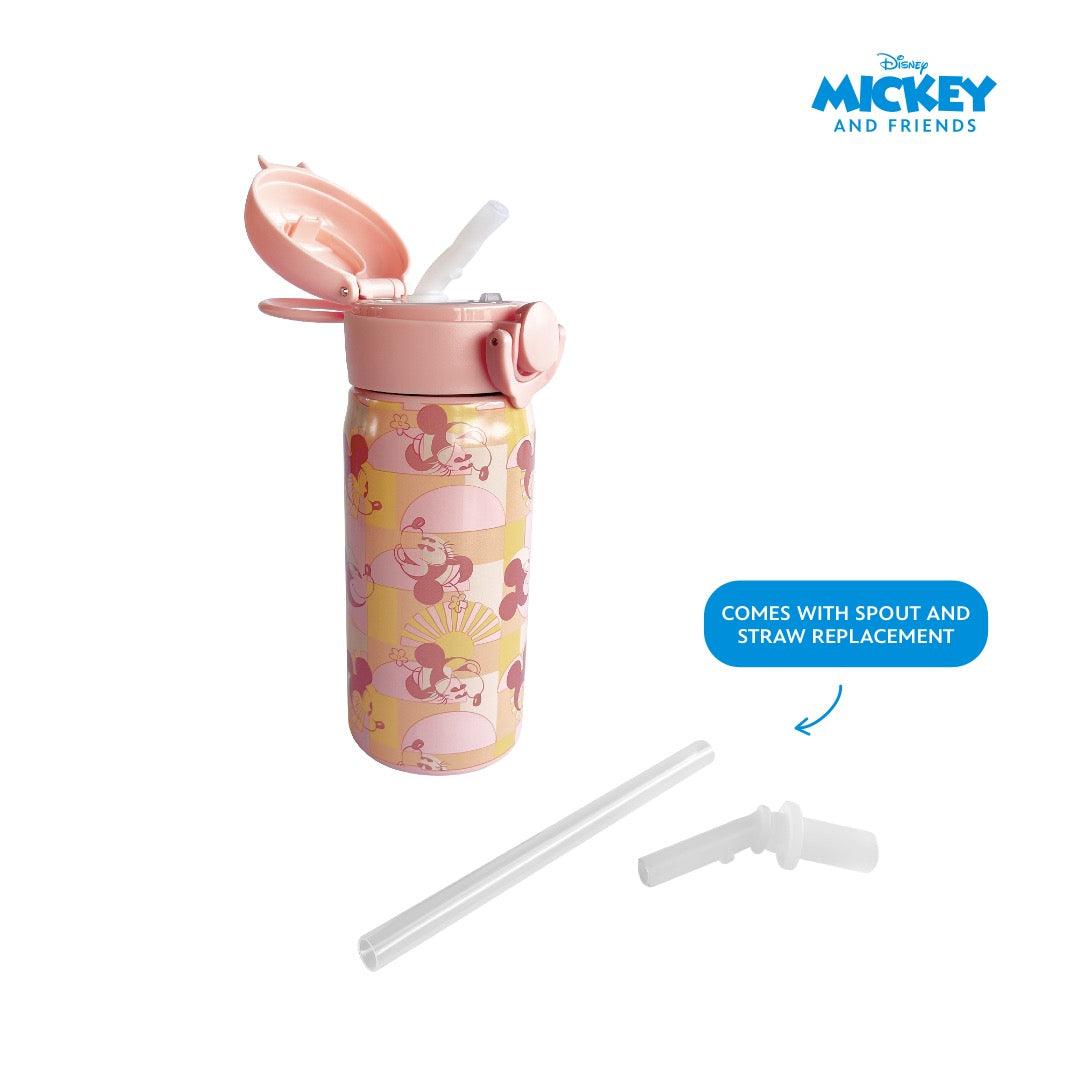 Totsafe Disney Stainless Insulated Water Straw Bottle 350ml | The Nest Attachment Parenting Hub