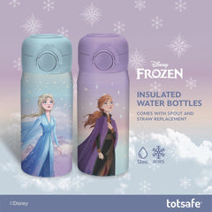 Totsafe Disney Stainless Insulated Water Straw Bottle 350ml | The Nest Attachment Parenting Hub