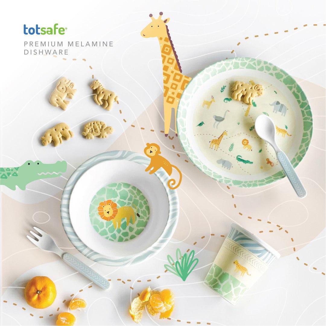 Totsafe Premium Melamine Dishware Set | The Nest Attachment Parenting Hub