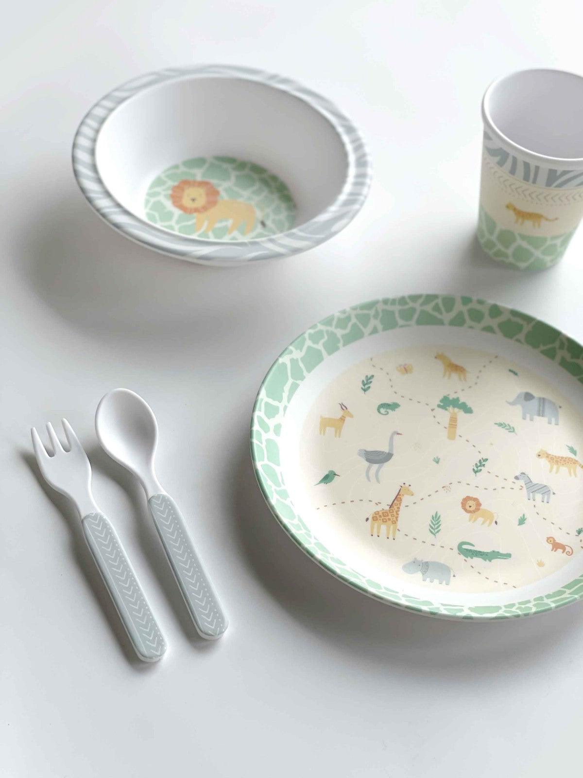 Totsafe Premium Melamine Dishware Set | The Nest Attachment Parenting Hub