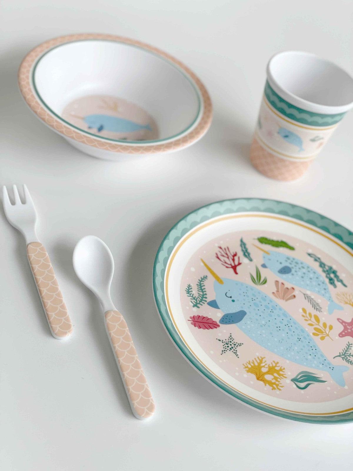 Totsafe Premium Melamine Dishware Set | The Nest Attachment Parenting Hub