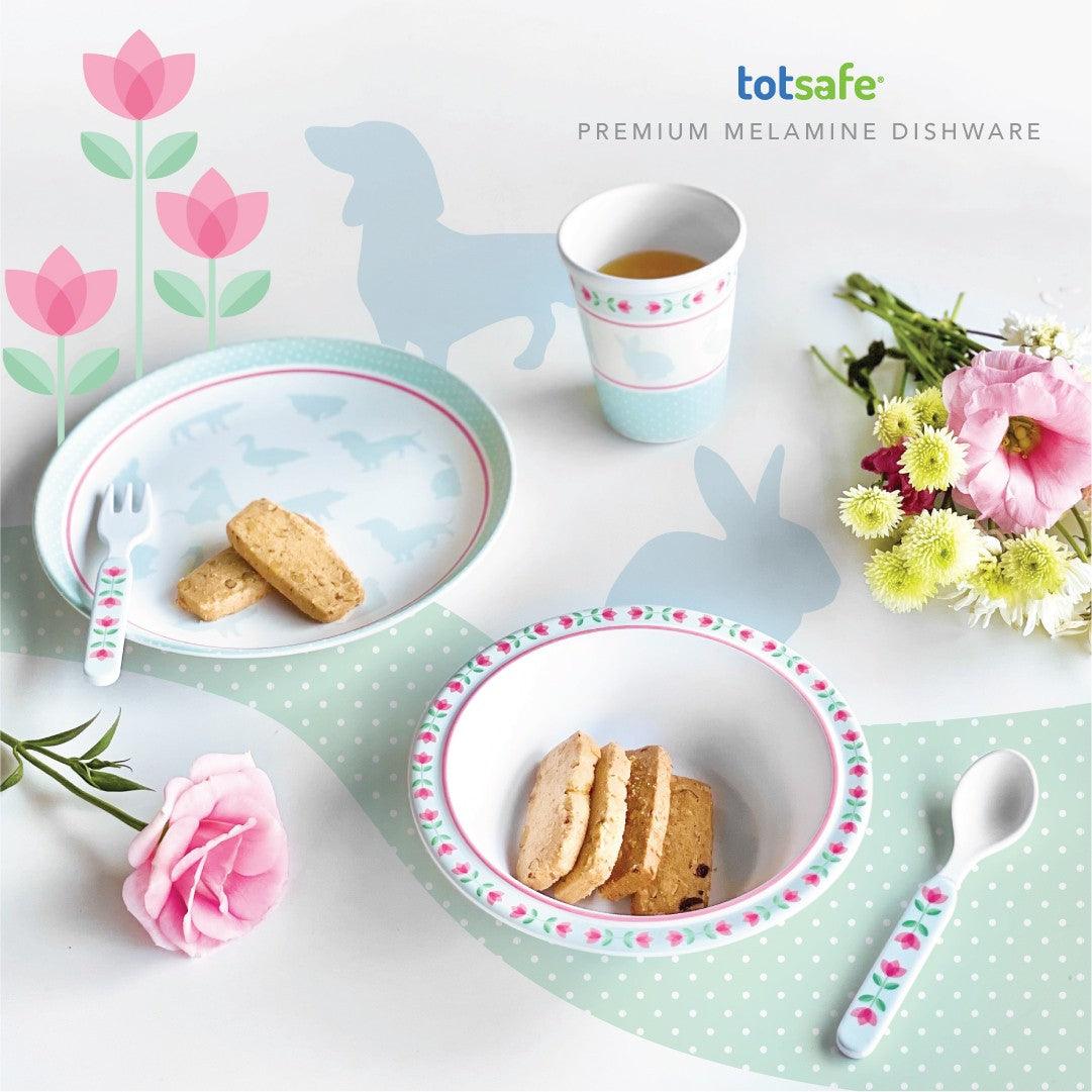 Totsafe Premium Melamine Dishware Set | The Nest Attachment Parenting Hub