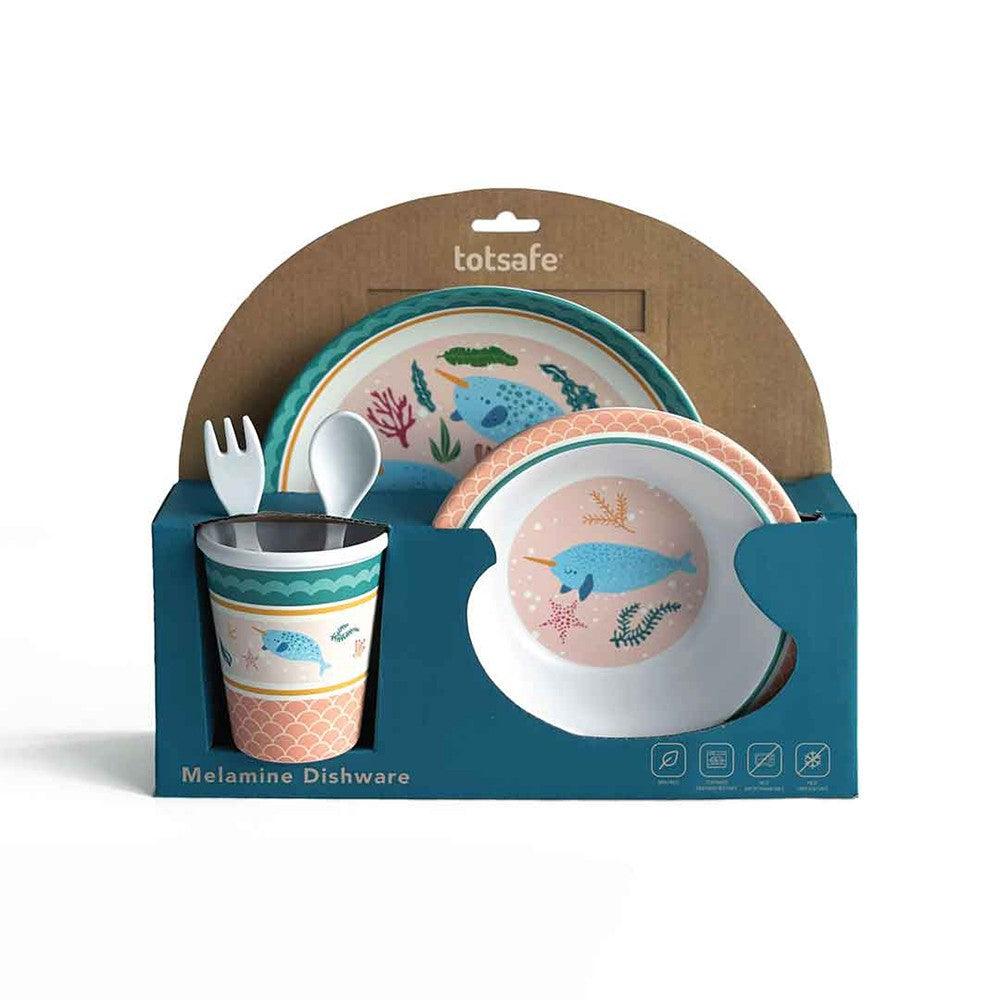 Totsafe Premium Melamine Dishware Set | The Nest Attachment Parenting Hub