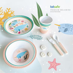 Totsafe Premium Melamine Dishware Set | The Nest Attachment Parenting Hub